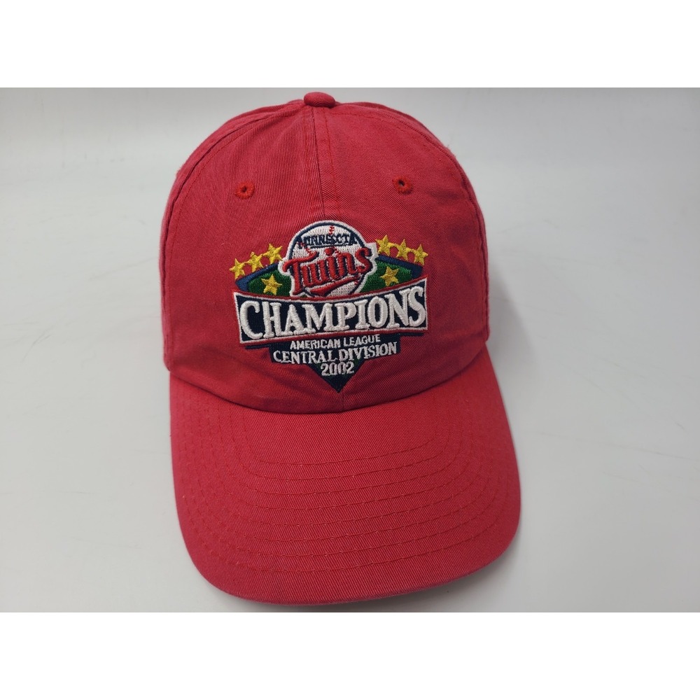 Vintage Minnesota Twins 2002 American League Central Division Champions Hat Cap‎